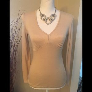INC International Concepts top with silver shimmer